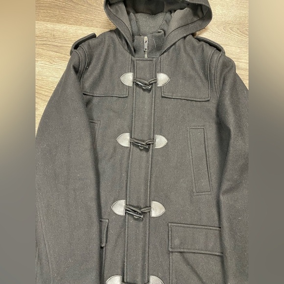 Guess hooded insulated wool coat women’s medium - Picture 2 of 11